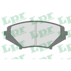05P1789 LPR Комплект тормозных колодок, дисковый тормоз