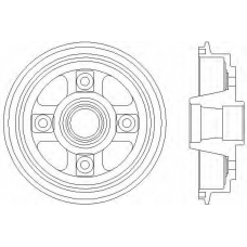 62914 PAGID Тормозной барабан