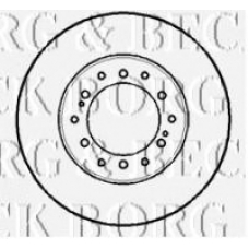 BBD5111 BORG & BECK Тормозной диск