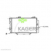 31-1302 KAGER Радиатор, охлаждение двигателя
