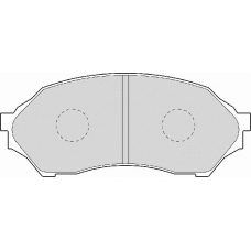 FD6938A NECTO Комплект тормозных колодок, дисковый тормоз