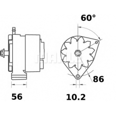 MG 195 MAHLE Генератор