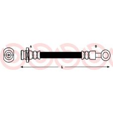 T 79 030 BREMBO Тормозной шланг