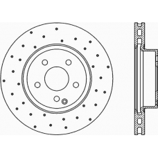 BDRS1997.25 OPEN PARTS Тормозной диск