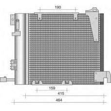 350203263000 MAGNETI MARELLI Конденсатор, кондиционер