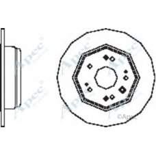 DSK2495 APEC Тормозной диск
