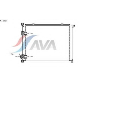 RT2137 GERI Радиатор, охлаждение двигател