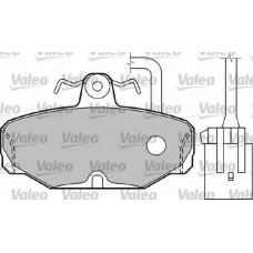 598312 VALEO Комплект тормозных колодок, дисковый тормоз