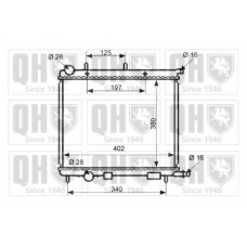 QER2476 QUINTON HAZELL Радиатор, охлаждение двигателя