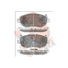 RB2203 R BRAKE Комплект тормозных колодок, дисковый тормоз