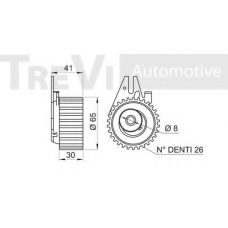 SK008089 SK Натяжной ролик, ремень ГРМ