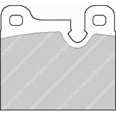 FDB164 FERODO Комплект тормозных колодок, дисковый тормоз