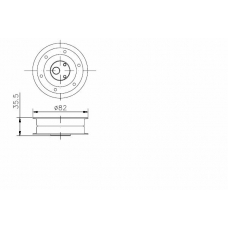 TKR 9806 TIMKEN Натяжной ролик, ремень грм