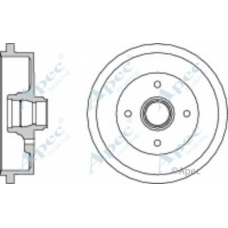 DRM9154 APEC Тормозной барабан