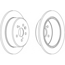 DDF1474-1 FERODO Тормозной диск