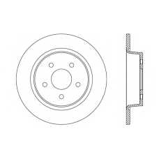 BDA2635.10 OPEN PARTS Тормозной диск