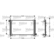 818009 VALEO Конденсатор, кондиционер