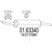 01.63340 MTS Глушитель выхлопных газов конечный
