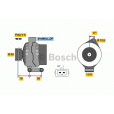 0 986 080 230 BOSCH Генератор