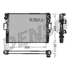 DRM12005 DENSO Радиатор, охлаждение двигателя