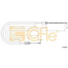 10.6697 COFLE Трос, стояночная тормозная система