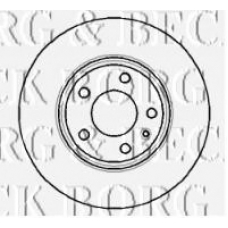 BBD4297 BORG & BECK Тормозной диск