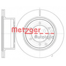 6110458 METZGER Тормозной диск