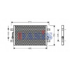 082013N AKS DASIS Конденсатор, кондиционер
