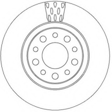 562302JC JURID Тормозной диск