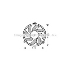 PE7528 Prasco Вентилятор, охлаждение двигателя