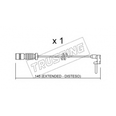 SU.161 TRUSTING Сигнализатор, износ тормозных колодок