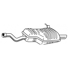 23301 FONOS Глушитель выхлопных газов конечный