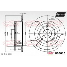 865015.6060 MAXTECH Тормозной диск