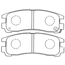 PN-3174 JNBK Колодки тормозные