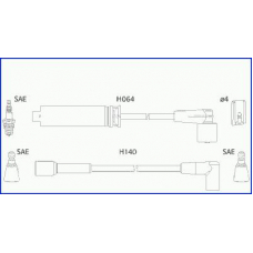 134239 Huco Комплект проводов зажигания