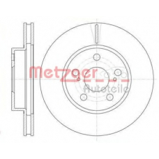 61250.10 METZGER Тормозной диск