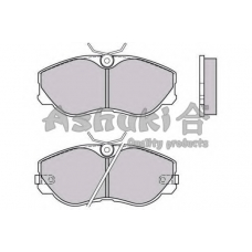 1080-0401 ASHUKI Комплект тормозных колодок, дисковый тормоз