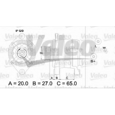 437140 VALEO Генератор