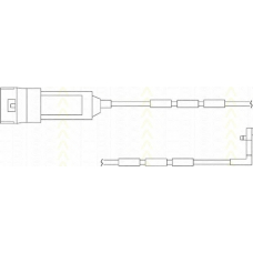 8115 24009 TRISCAN Сигнализатор, износ тормозных колодок