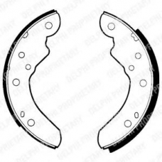 LS1226 DELPHI Комплект тормозных колодок