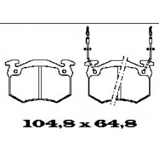 BL1111A2 FTE Колодки тормозные