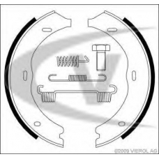 V30-7530 VEMO/VAICO Комплект тормозных колодок, стояночная тормозная с