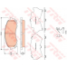 GDB3469 TRW Комплект тормозных колодок, дисковый тормоз