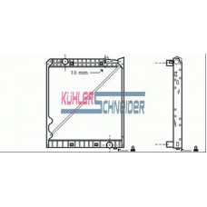 0449701 KUHLER SCHNEIDER Радиатор, охлаждение двигател