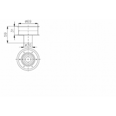 TKR 9848 TIMKEN Натяжной ролик, ремень грм