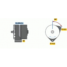 0 120 469 684 BOSCH Генератор