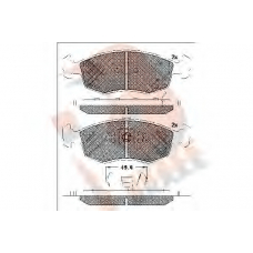 RB2225 R BRAKE Комплект тормозных колодок, дисковый тормоз