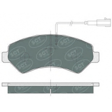 SP 387 PR SCT Комплект тормозных колодок, дисковый тормоз