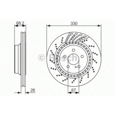 0 986 479 654 BOSCH Тормозной диск