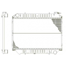 0100466 BEHR Radiator